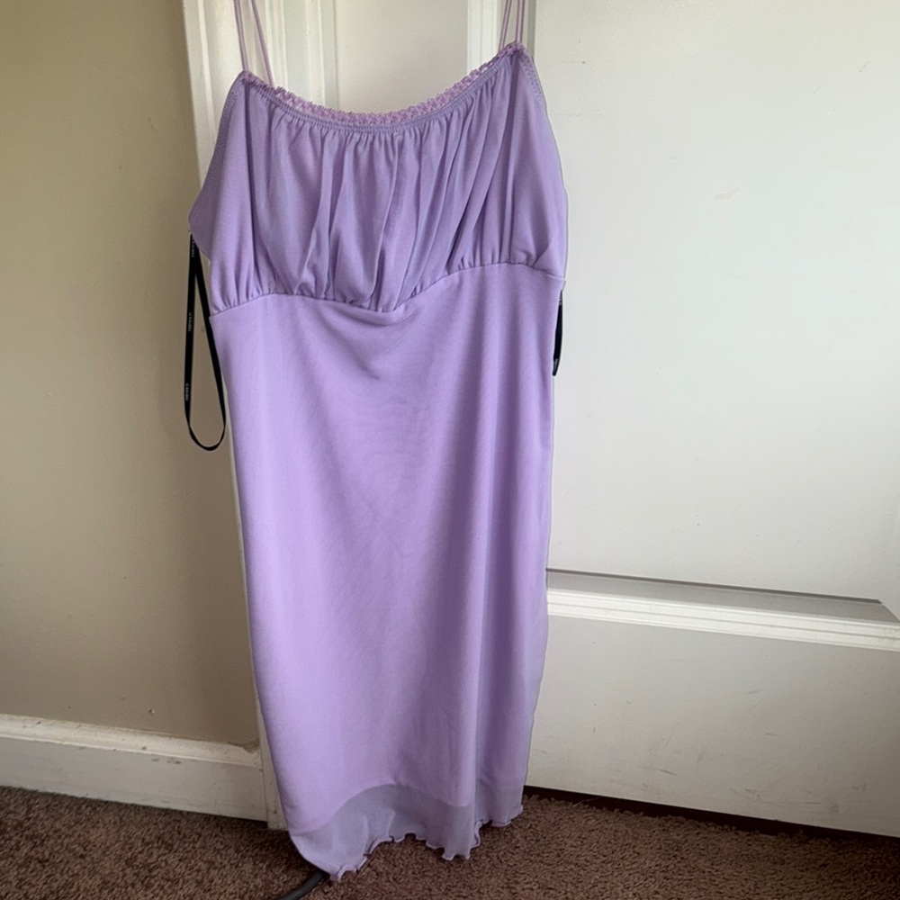 Chic Lavender Slip Dress
